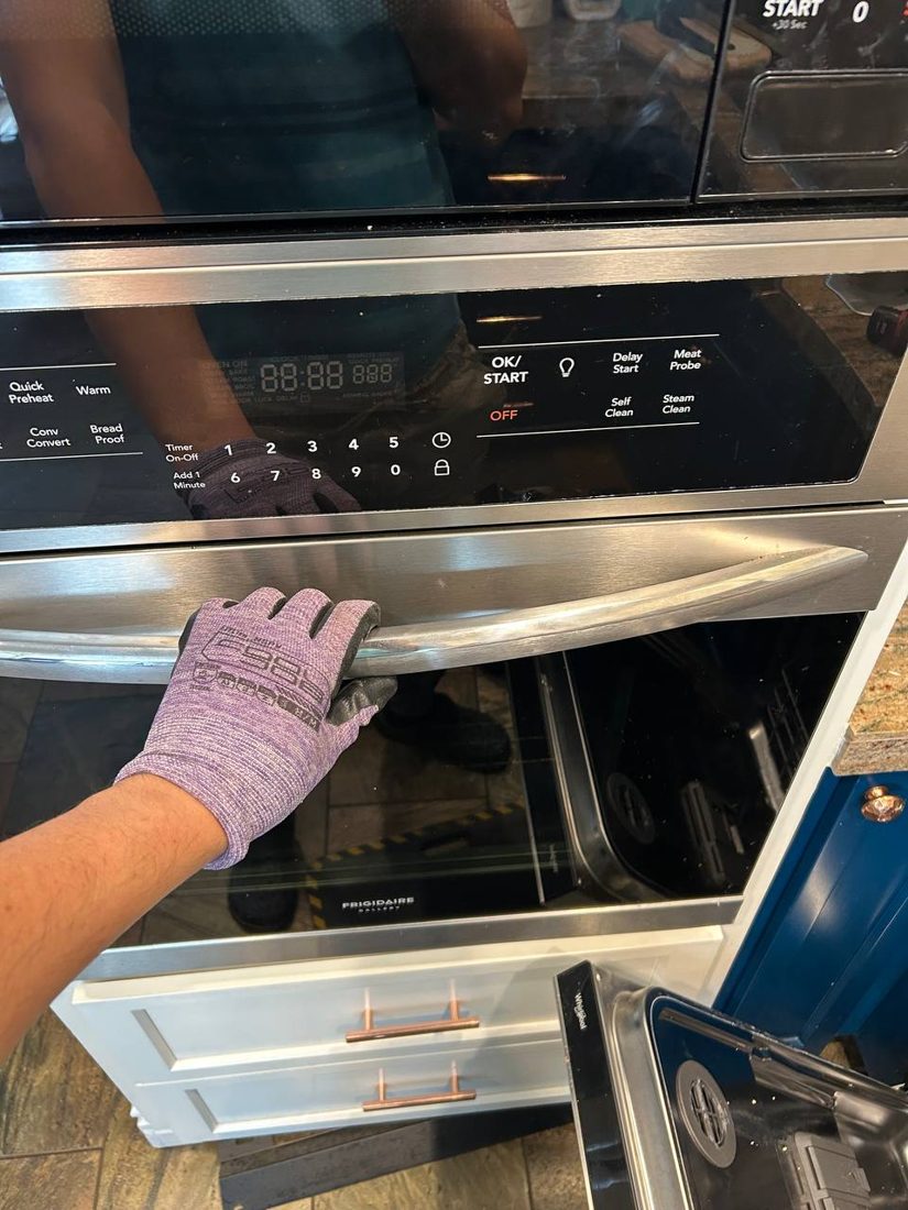 Wall oven control panel check during a kitchen service call near Tracyton